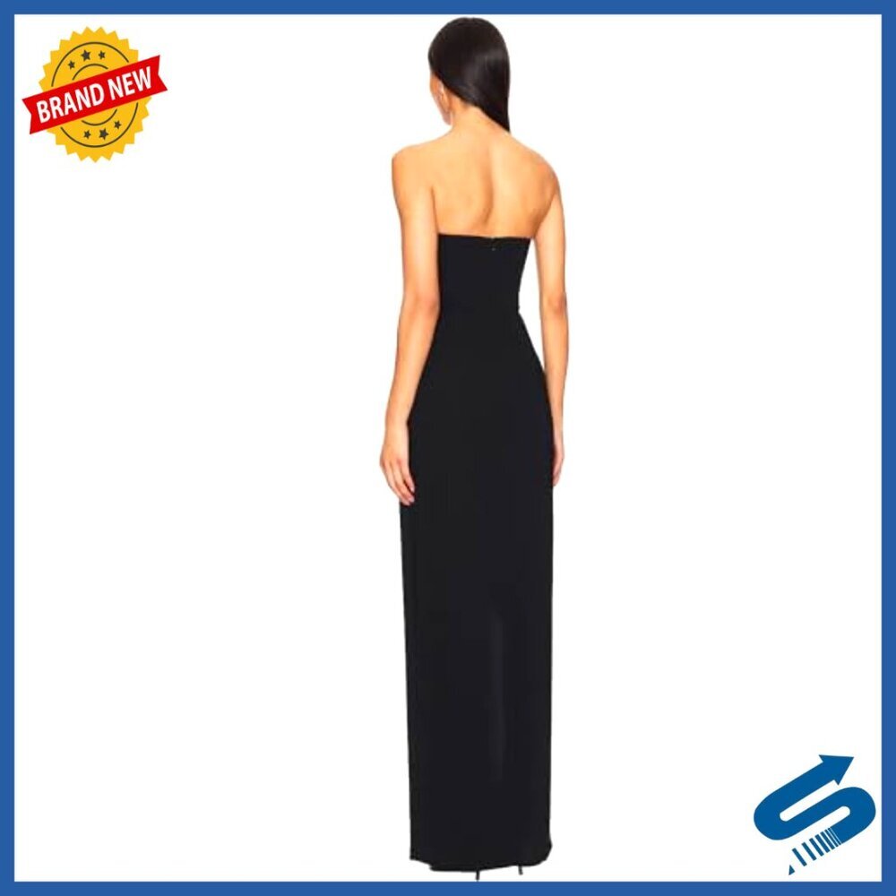Strapless Backless Maxi Dress High Slit Formal Evening Gown Bodycon - Picture 4 of 7
